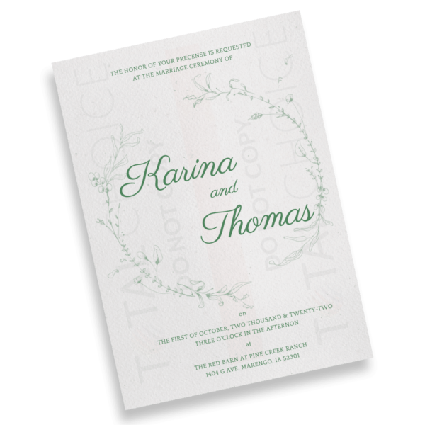 Petite Wildflower Invitation - Image 6
