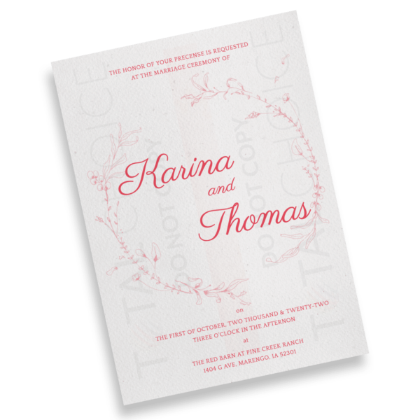 Petite Wildflower Invitation - Image 8