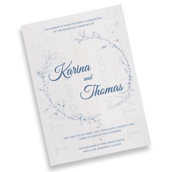 Petite Wildflower Invitation - Image 2