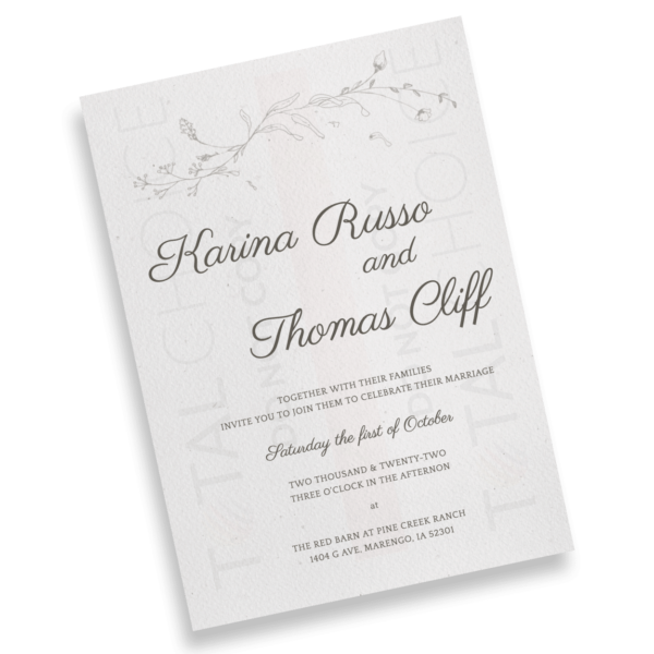 Petite Wildflower Invitation - Image 5