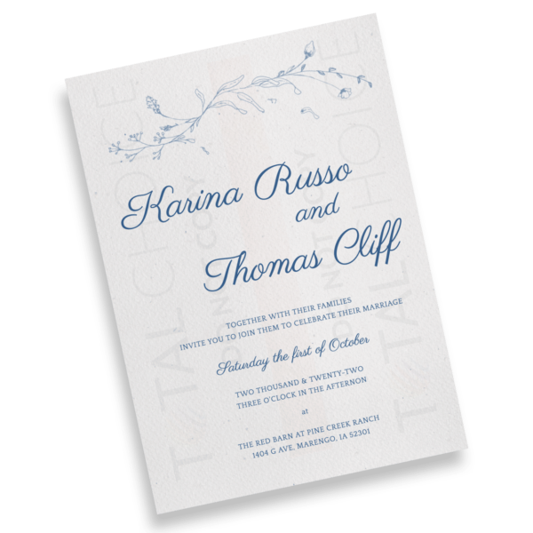 Petite Wildflower Invitation - Image 3