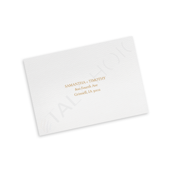 Floral and Gold RSVP - Image 3
