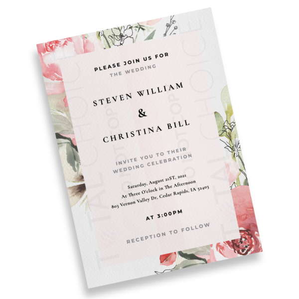 Vienna Rose Invitation - Image 2