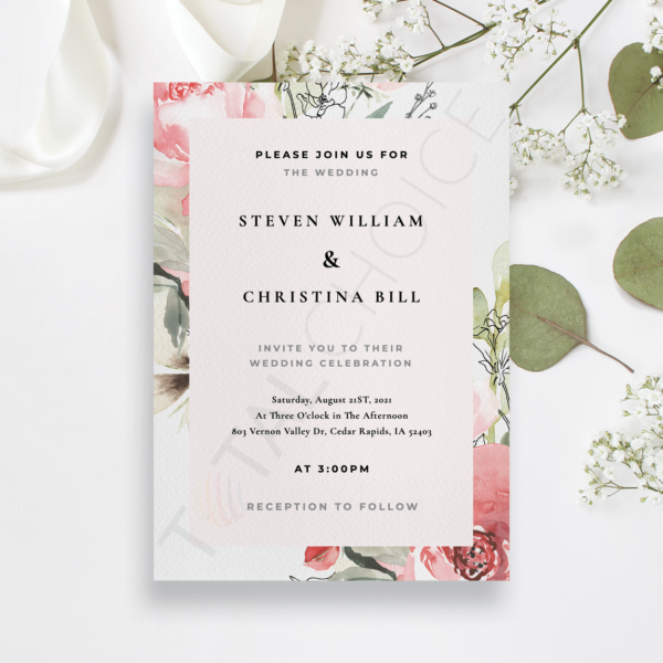 Vienna Rose Invitation