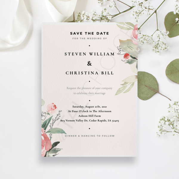 Vienna Rose Save the Date
