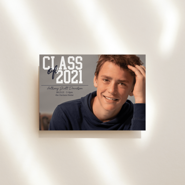 College Block Graduation Announcement