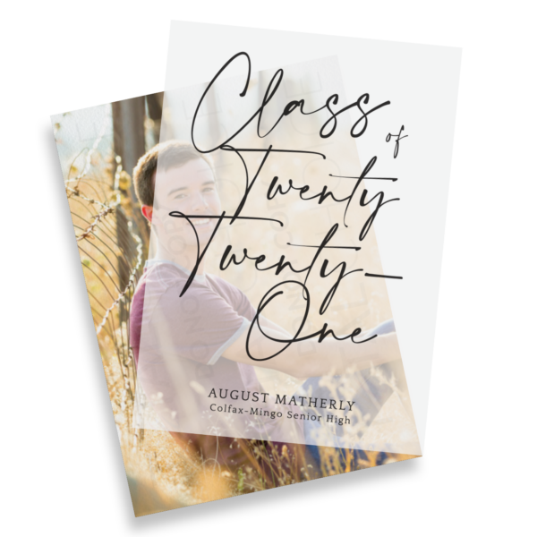 Classy Graduation Announcement - Image 3
