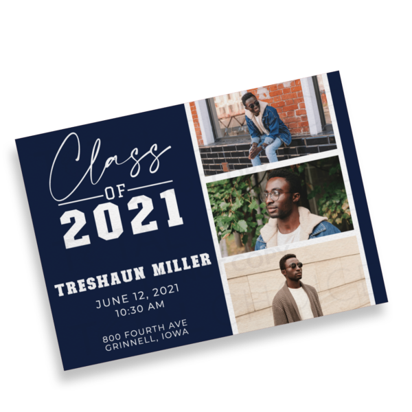 College Script Graduation Announcement - Image 2
