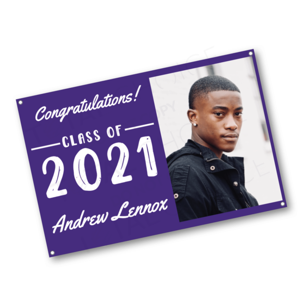 Color Block Graduation Banner - Image 2