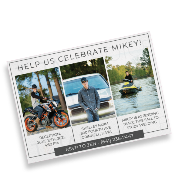 Simple Frame Graduation Announcement - Image 3