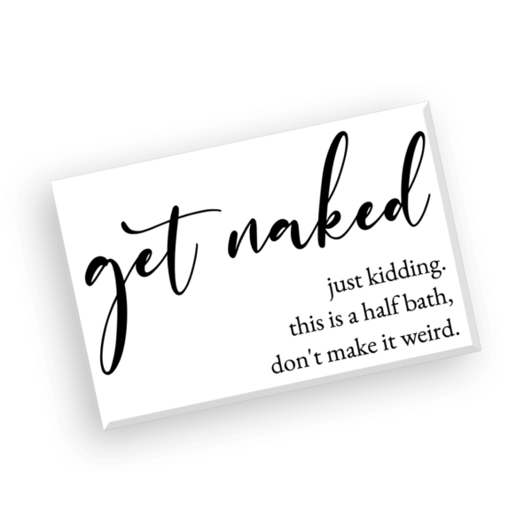 Get Naked Gallery-Wrapped Canvas - Image 2