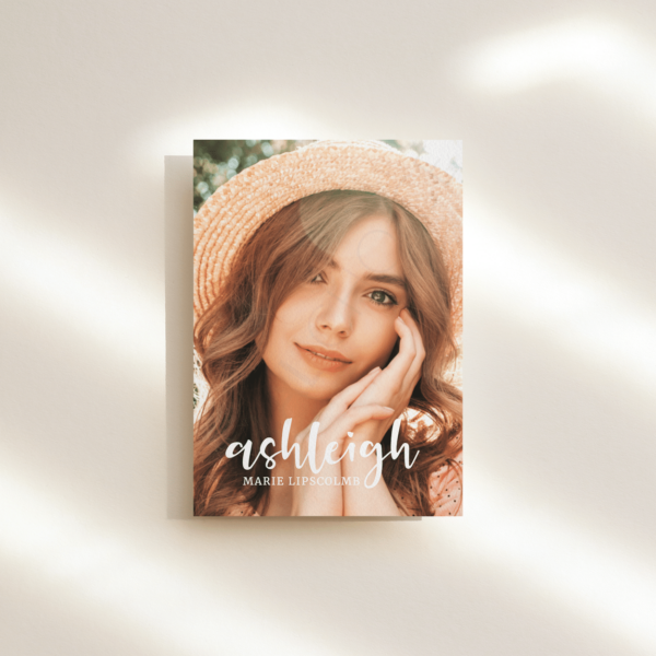 Modern Script Graduation Announcement