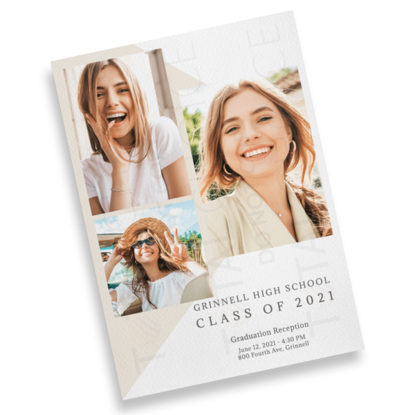 Modern Script Graduation Announcement - Image 3