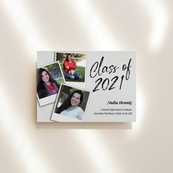 Photograph Graduation Announcement