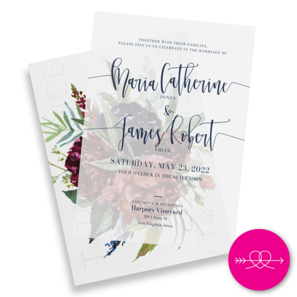 Winter Romance Wedding Invitation - Image 6