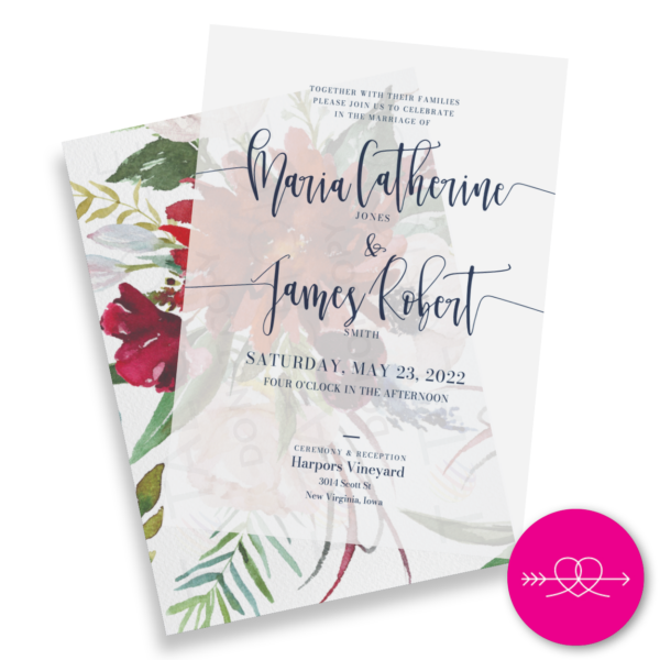 Winter Romance Wedding Invitation - Image 9