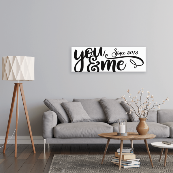 You & Me Gallery-Wrapped Canvas