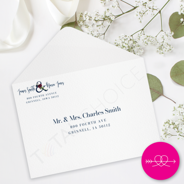 Winter Romance A7 Envelopes