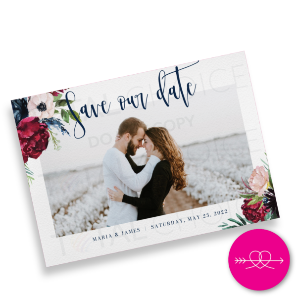 Winter Romance Save the Date - Image 3