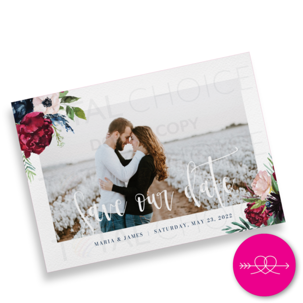 Winter Romance Save the Date - Image 2