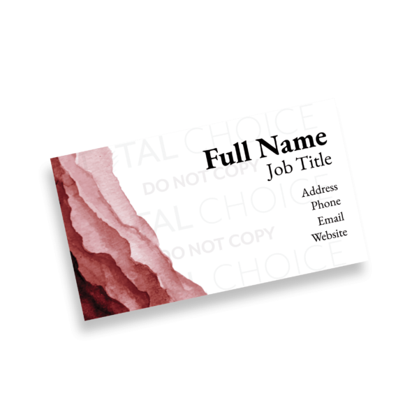 Watercolor Ripples Business Cards - Image 8