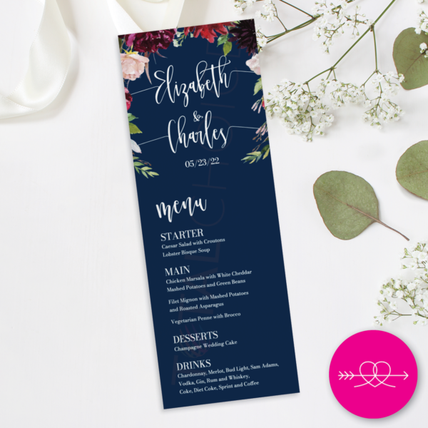 Winter Romance Menu