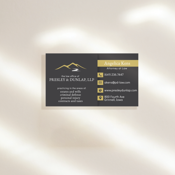 Shade Block Business Cards