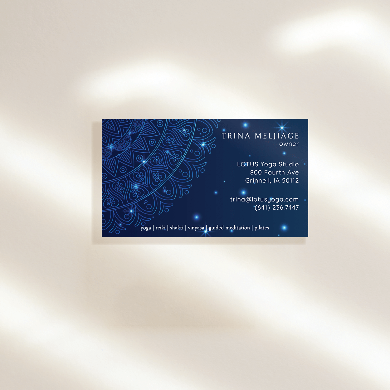 Mandala Magic Business Cards