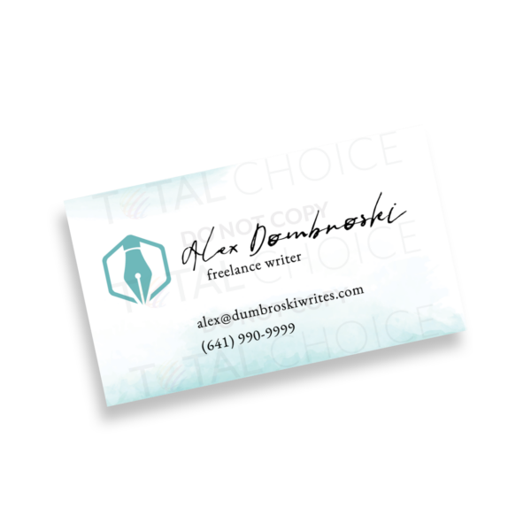 Watercolor Splash Business Cards - Image 2