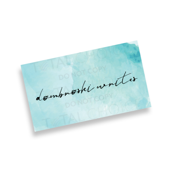 Watercolor Splash Business Cards - Image 3