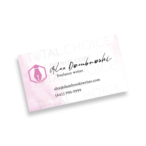 Watercolor Splash Business Cards - Image 8