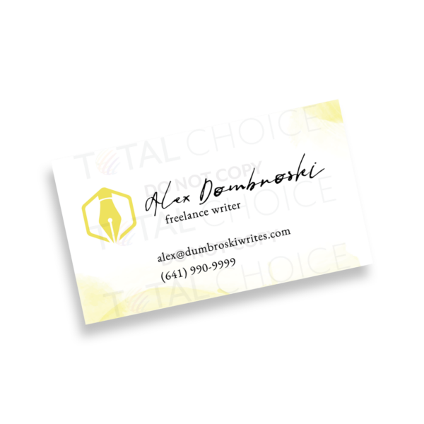 Watercolor Splash Business Cards - Image 10