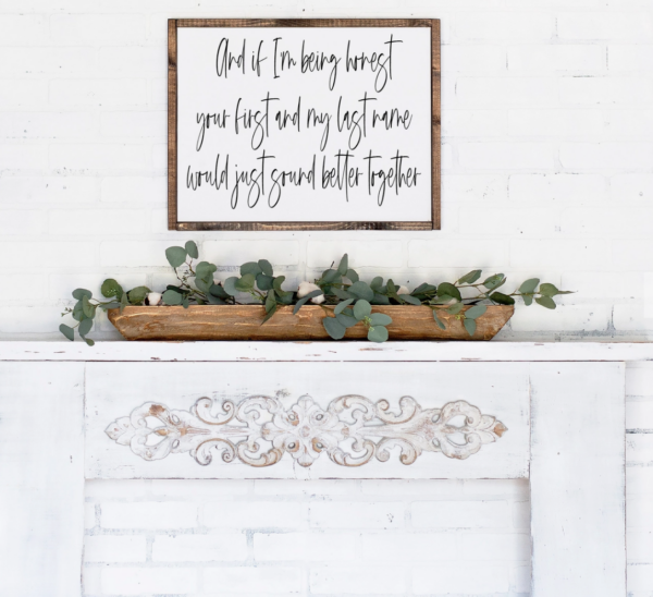 Better Together Lyrics Luke Combs Wooden Framed Sign