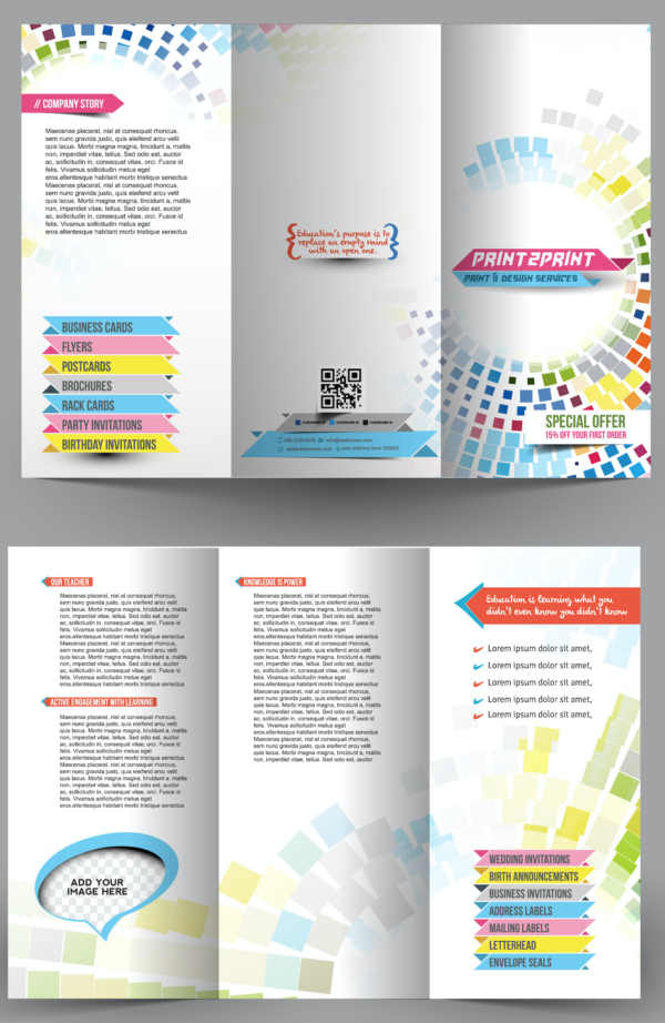 Brochure - 8.5" x 11" - Tri-Fold - Image 3